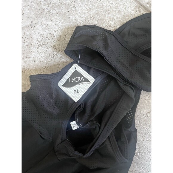 FastCute Cycling One Piece Size XL Black Lycra Stretch Padding - Picture 7 of 7